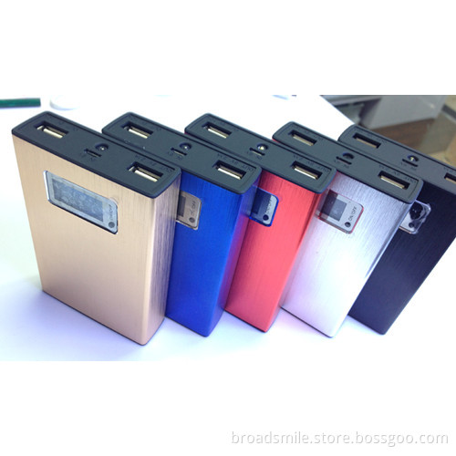 high capacity12000mAh external power bank battery charger